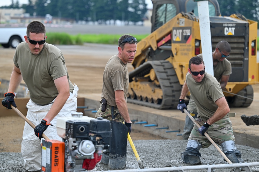 155th Civil Engineering Squadron deployment for training at Yokota Air Base