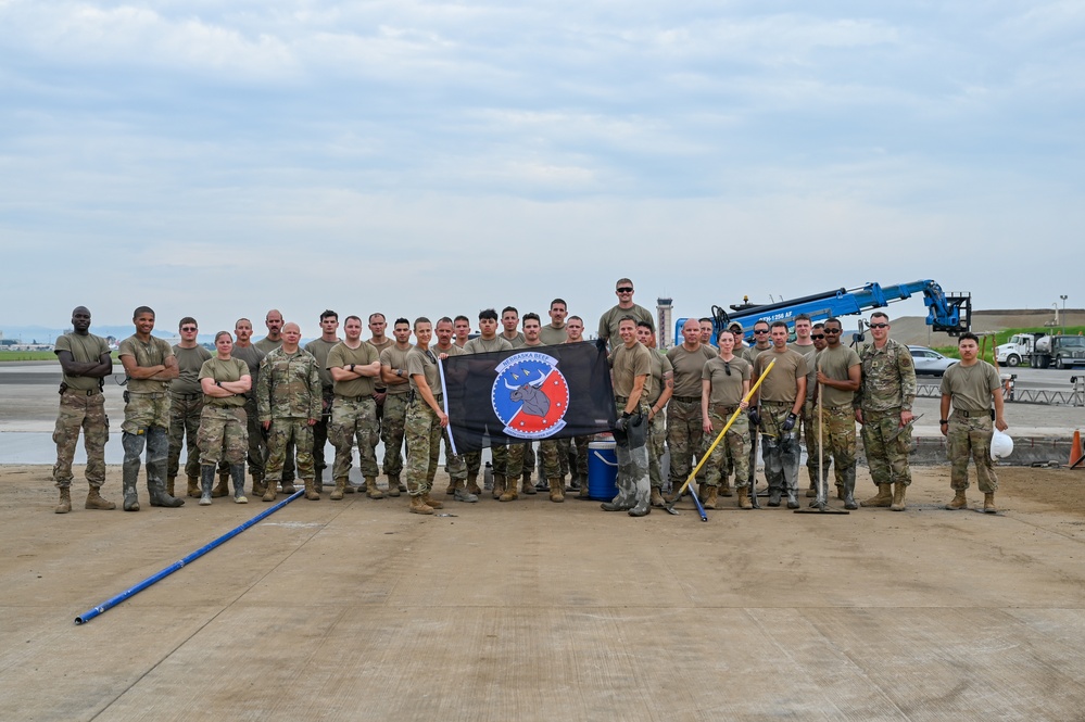 155th Civil Engineering Squadron deployment for training at Yokota Air Base