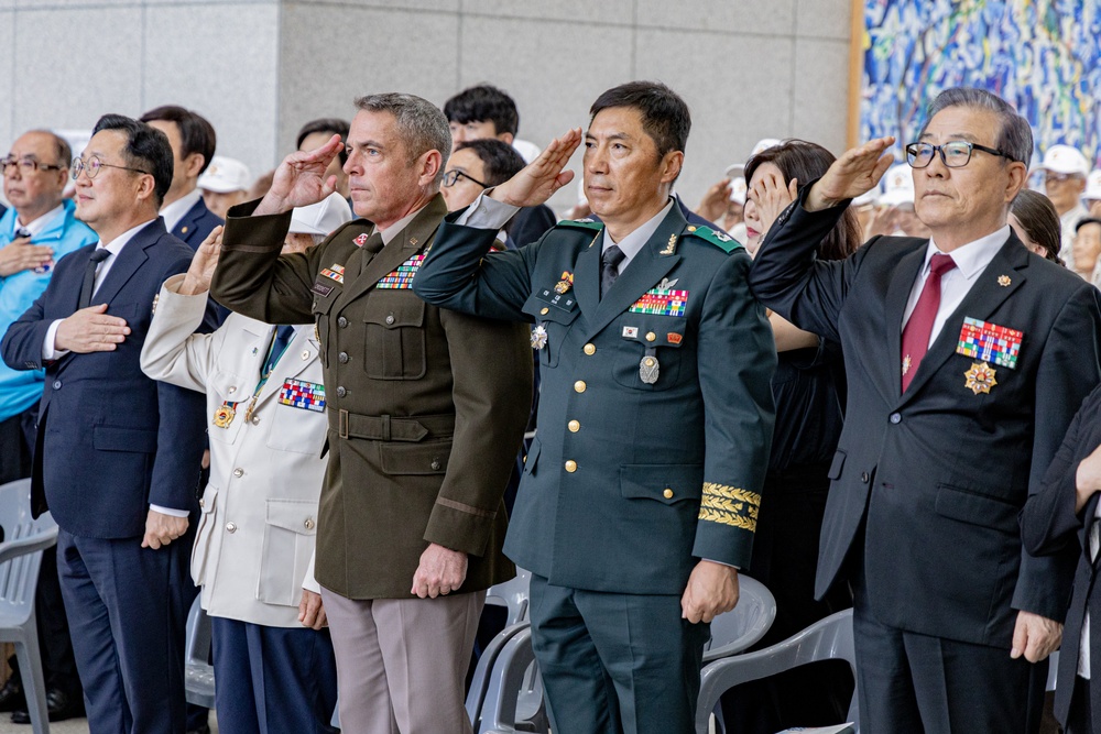 Battle of Daejeon remembered during ceremony