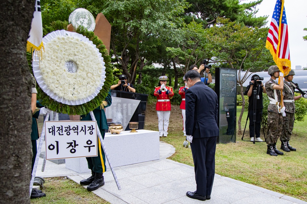 Battle of Daejeon remembered during ceremony