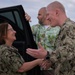 CNO Adm. Lisa Franchetti meets Vice Adm. John Wade, commander, U.S. 3rd Fleet and Exercise Rim of the Pacific (RIMPAC) 2024 Combined Task Force Commander