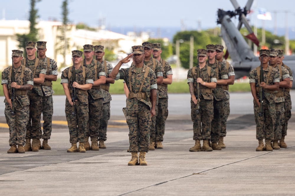 1st Marine Aircraft Wing holds change of command ceremony