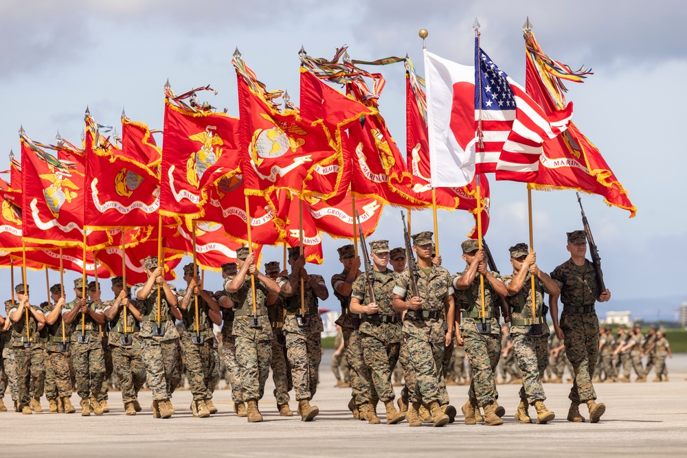 1st Marine Aircraft Wing holds change of command ceremony