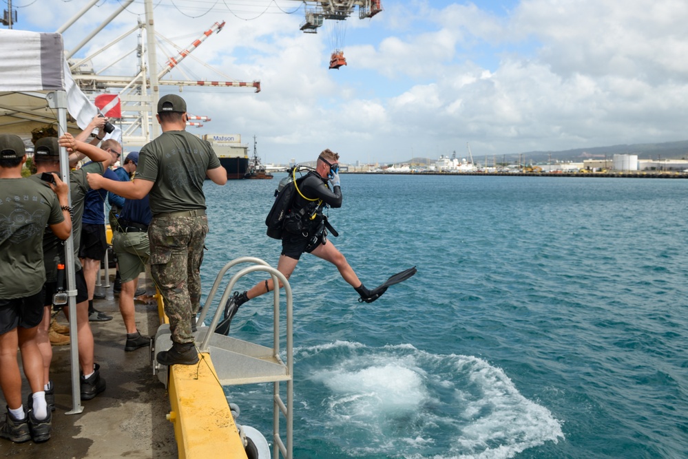 Partner nations complete dive operations during RIMPAC 2024