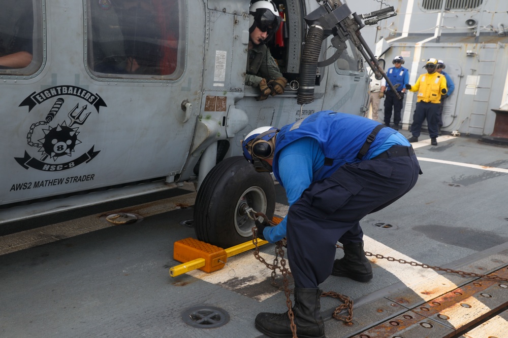 DVIDS - Images - Sailors aboard the USS Howard conduct flight quarters ...