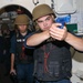 Sailors aboard the USS Howard conduct a security reaction force training exercise in the South China Sea