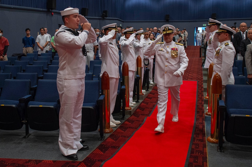 NAVFAC Far East Holds Change of Command