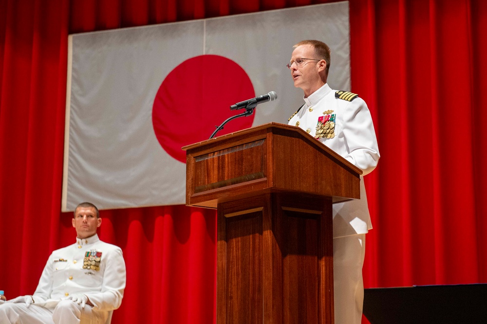 NAVFAC Far East Holds Change of Command