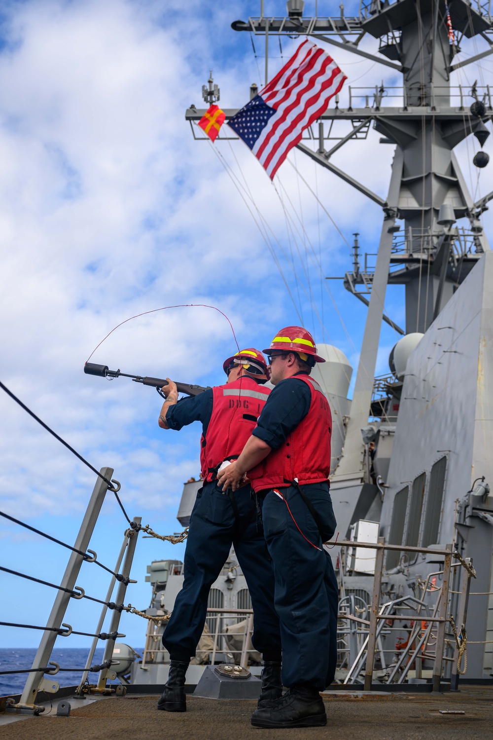 Replenishment-at-Sea During RIMPAC 2024