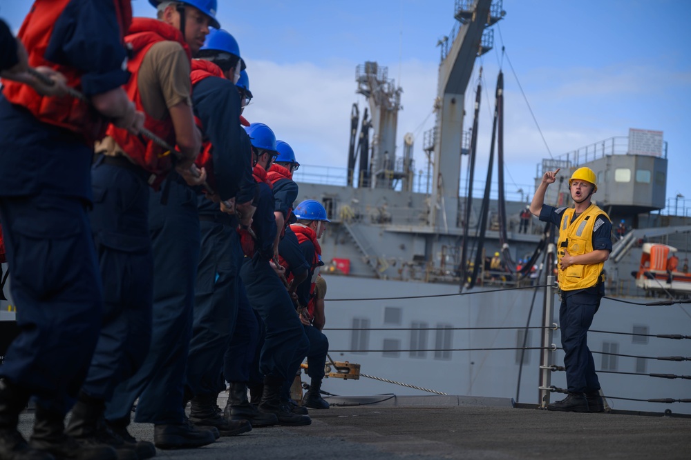 Replenishment-at-Sea During RIMPAC 2024