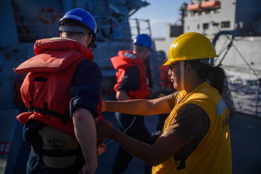 Replenishment-at-Sea During RIMPAC 2024