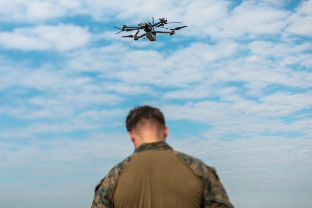 MRF-D 24.3 Marines rehearse C-UAS measures