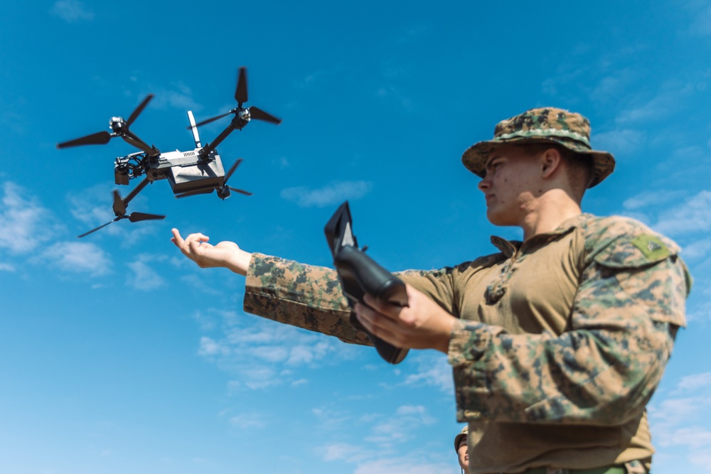 MRF-D 24.3 Marines rehearse C-UAS measures