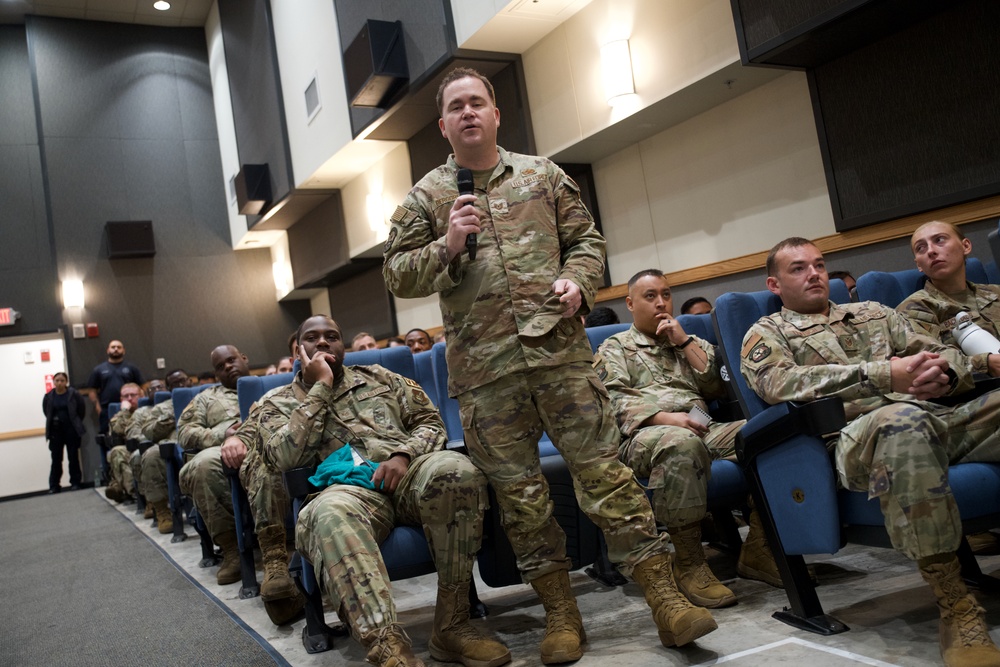 7 AF Command Chief visits Wolf Pack; emphasizes standards