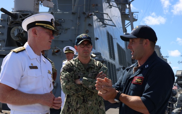 VADM Wade visits USS Sterett during RIMPAC 2024