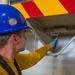 USS Ronald Reagan (CVN 76) Sailors conduct routine maintenance