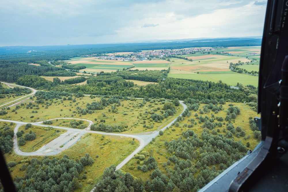 Wildcat Flies over Grafenwoehr