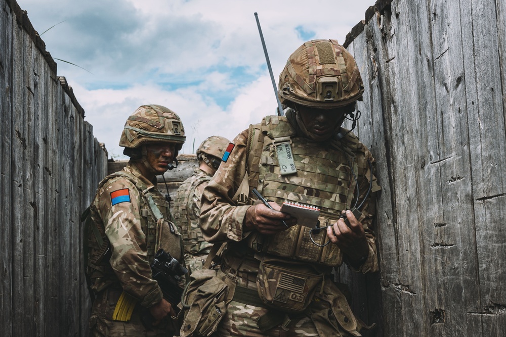 7th Para. Regt. Calls for Artillery in Grafenwoehr
