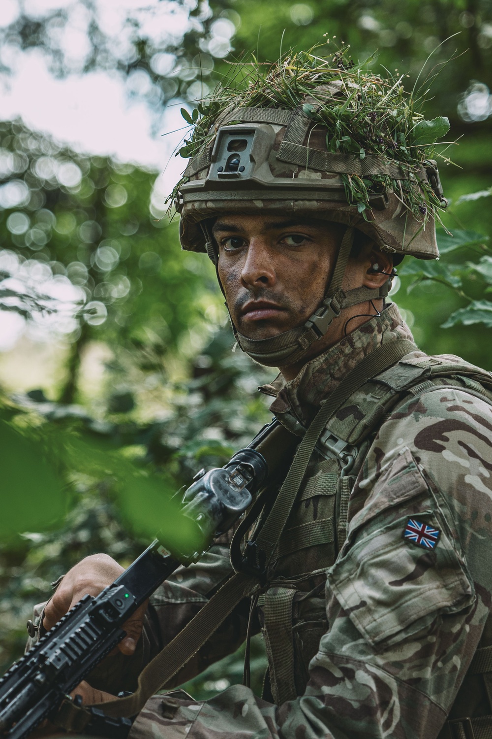 Royal Military Academy Sandhurst Officer Cadets train at Grafenwoehr Training Area