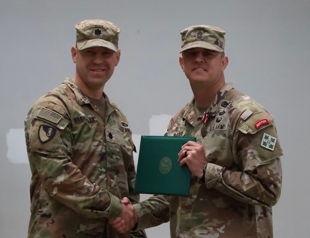 588th BEB conducts a Relinquishment of Responsibility