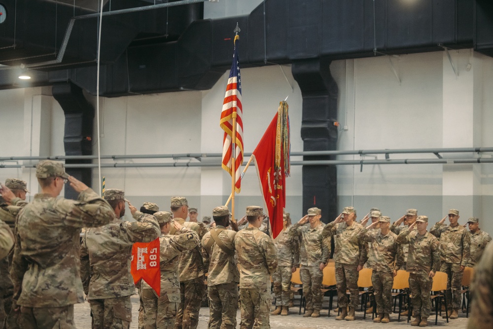 588th BEB conducts a Relinquishment of Responsibility