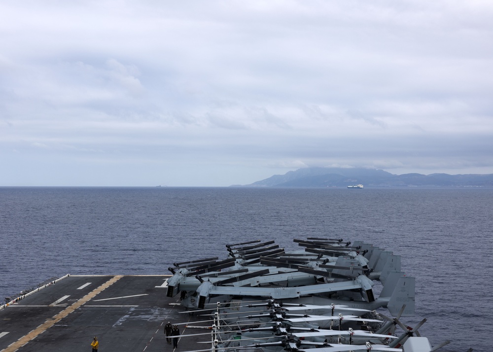 Wasp Passes Through The Strait Of Gibraltar