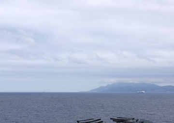 Wasp Passes Through The Strait Of Gibraltar