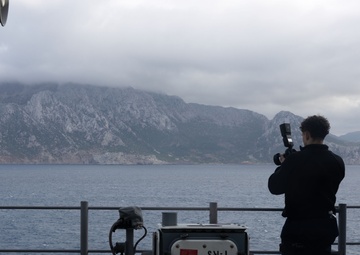 Wasp Passes Through The Strait Of Gibraltar