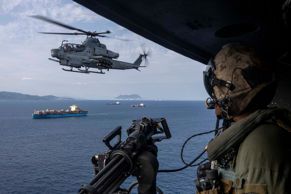 Wasp Passes Through The Strait Of Gibraltar