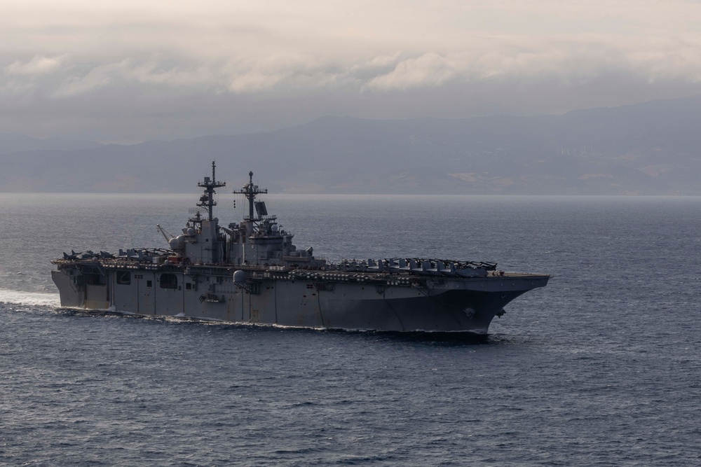 Wasp Passes Through The Strait Of Gibraltar