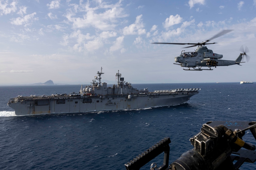 Wasp Passes Through The Strait Of Gibraltar