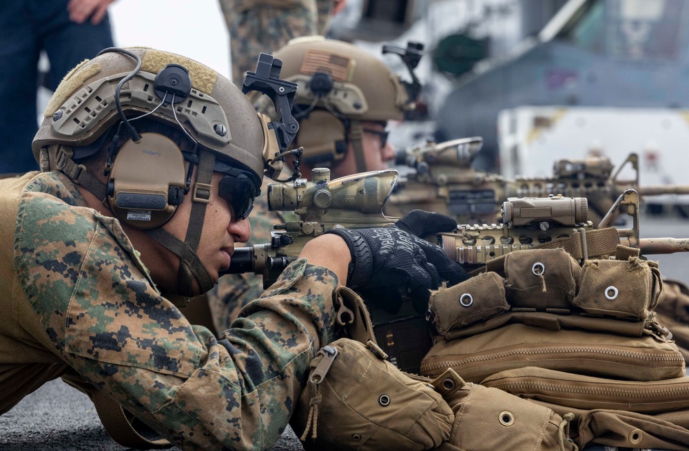 Marine Live Fire Exercise