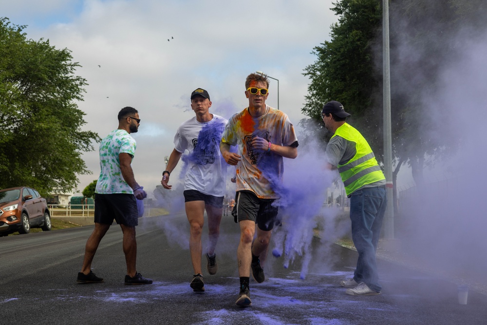 Independence Day Celebrations: Soldiers Embrace the Fun at Mihail Kogalniceanu's vibrant 5K Color Run