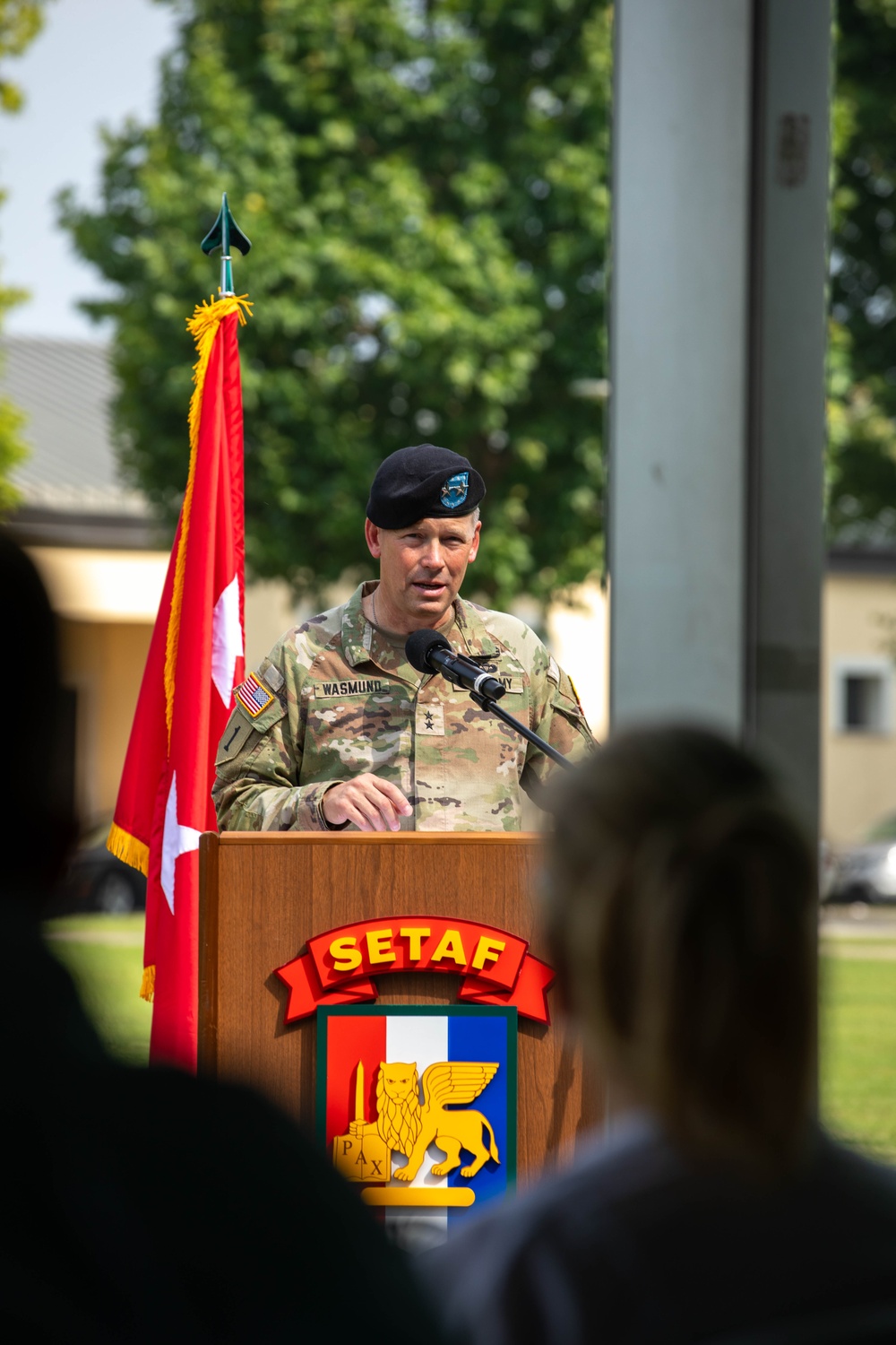 U.S. Army Southern European Task Force Africa, Africa (SETAF-AF) Headquarters and Headquarters battalion host change of command