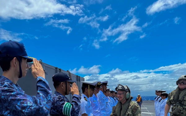 Chief of Naval Operations, Master Chief Petty Officer of Navy Attend Largest Maritime Exercise in the World, Emphasize Interoperability with Allies and Partners