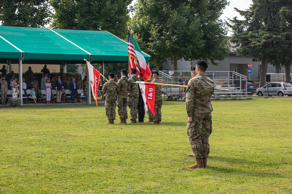 U.S. Army Southern European Task Force, Africa (SETAF-AF) Headquarters and Headquarters battalion host change of command