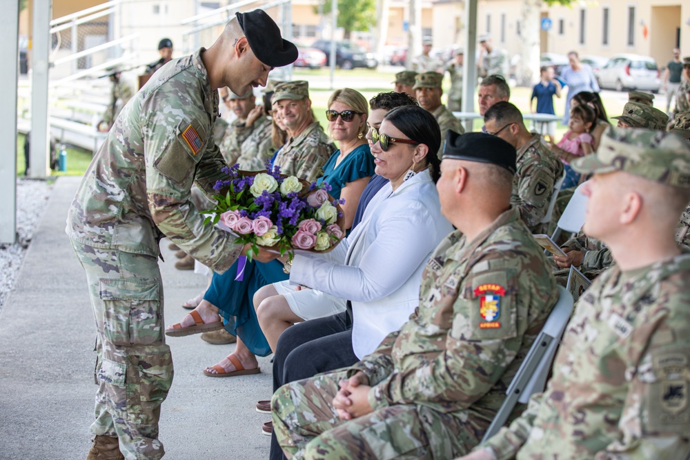 U.S. Army Southern European Task Force, Africa (SETAF-AF) Headquarters and Headquarters battalion host change of command