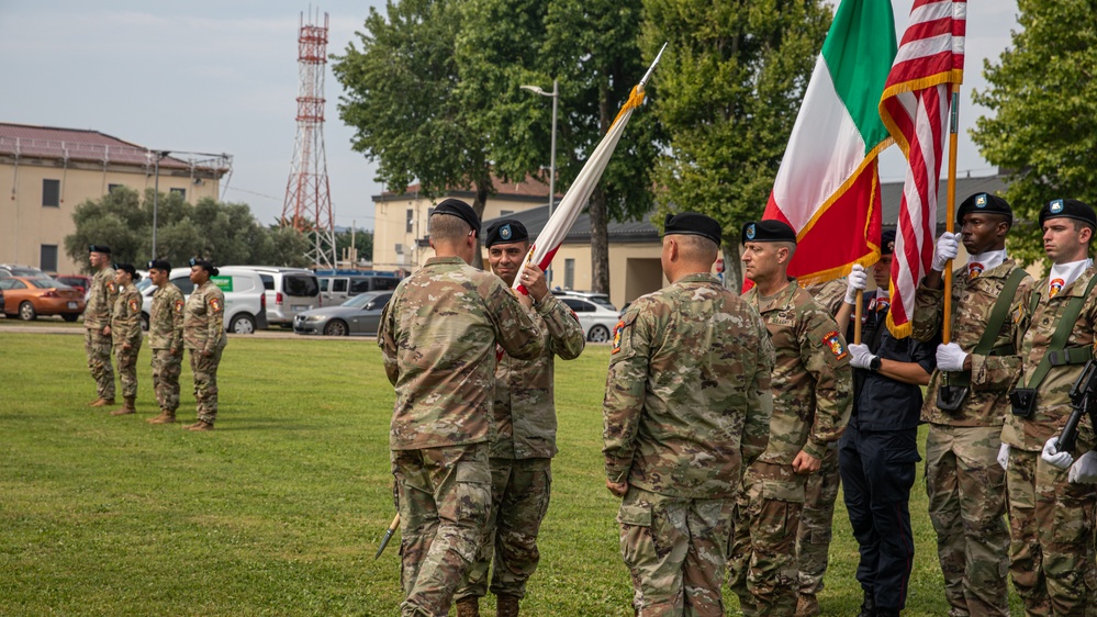 U.S. Army Southern European Task Force, Africa (SETAF-AF) Headquarters and Headquarters battalion host change of command