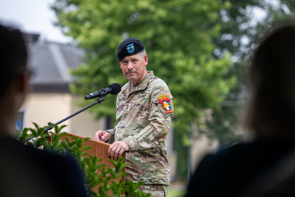 U.S. Army Southern European Task Force Africa, Africa (SETAF-AF) Headquarters and Headquarters battalion host change of command