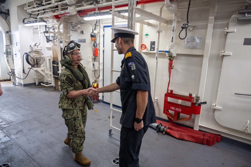 Chief of Naval Operations, Master Chief Petty Officer of Navy Attend Largest Maritime Exercise in the World, Emphasize Interoperability with Allies and Partners