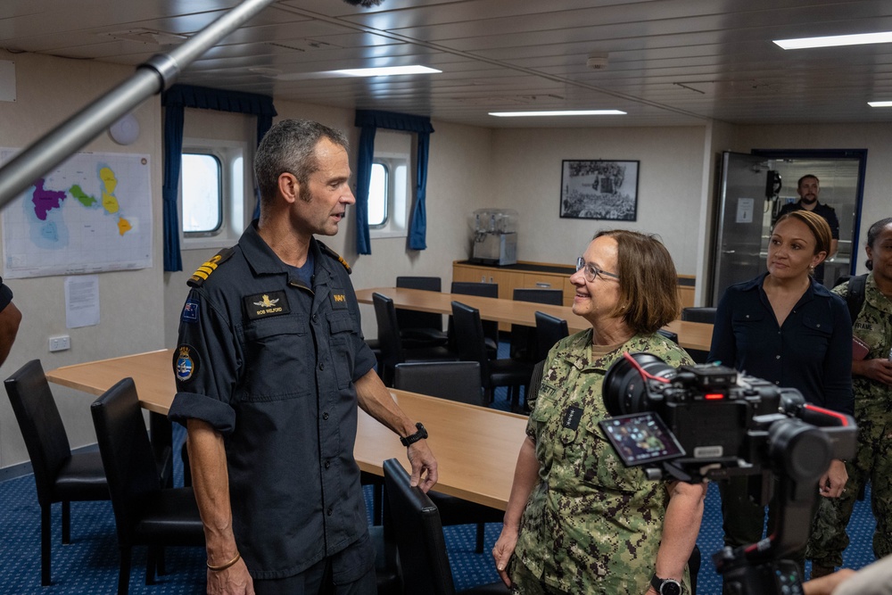 Chief of Naval Operations, Master Chief Petty Officer of Navy Attend Largest Maritime Exercise in the World, Emphasize Interoperability with Allies and Partners