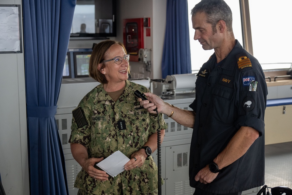 Chief of Naval Operations, Master Chief Petty Officer of Navy Attend Largest Maritime Exercise in the World, Emphasize Interoperability with Allies and Partners