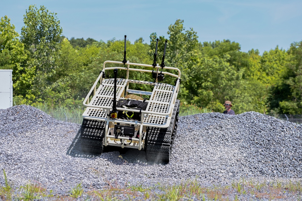 U.S. Coast Guard Research and Development Center tests new uncrewed ground vehicle