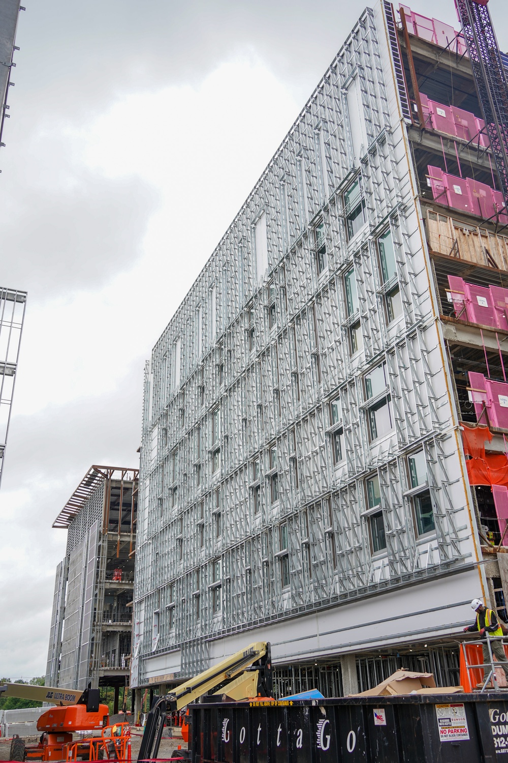 Construction continues at the Louisville VA Medical Center July 10, 2024