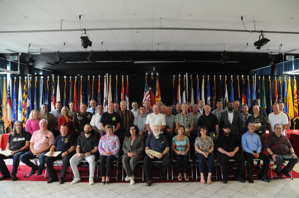 Group photo, length of service