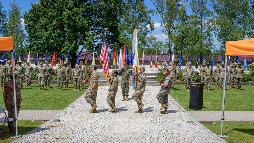 Guarding the Colors DISA Europe Change of Command