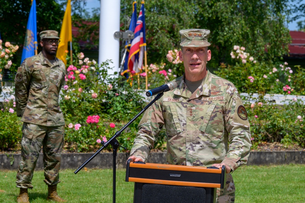 DISA Europe Change of Command