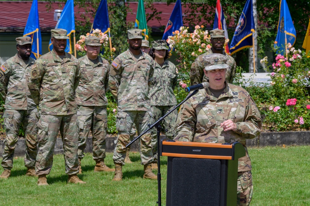 DISA Europe Change of Command