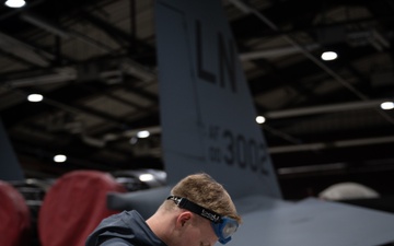 Strike Eagle’s cleaned and cleared for combat