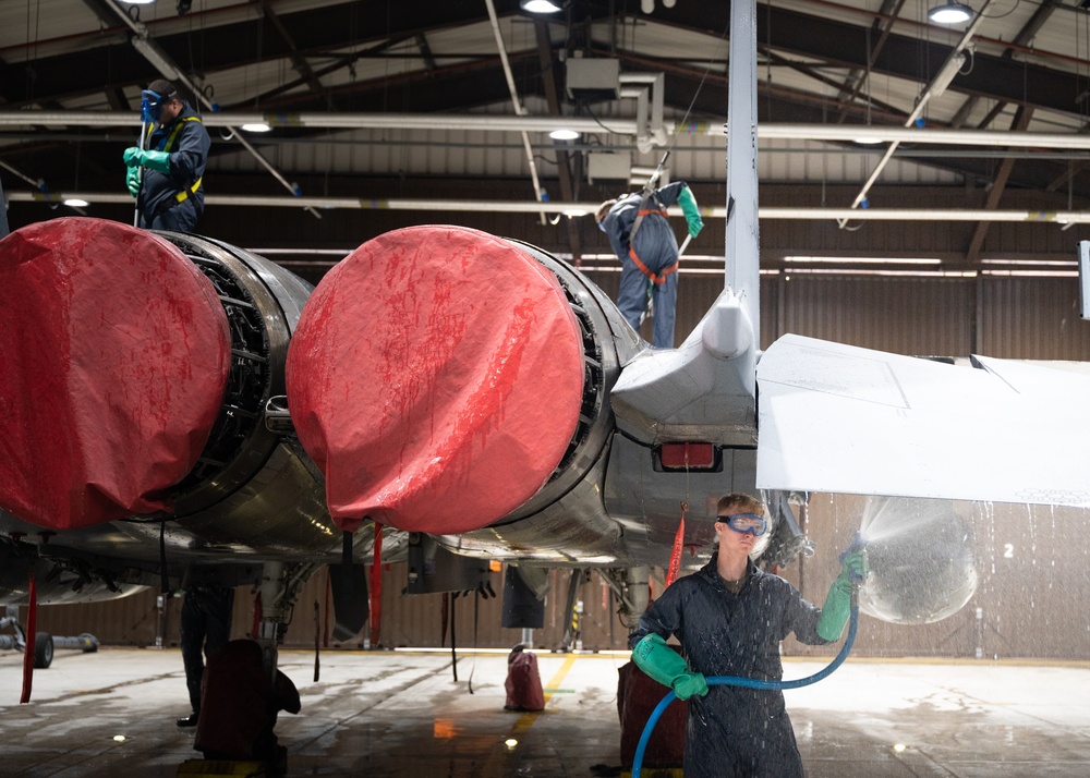 Strike Eagle’s cleaned and cleared for combat